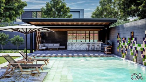 Poolside